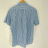 ランズエンド LANDS END シアーサッカー S/S ストライプ シャツ メンズ import:L