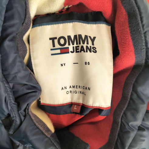 トミージーンズ tommy jeans フーデッドダウンジャケット レディース import:L