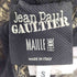 ジャンポールゴルチエマイユ Jean Paul GAULTIER MAILLE 90-00S レース ニット切替 ハウンドトゥース サファリ柄 ハイネックブラウス レディース import:S