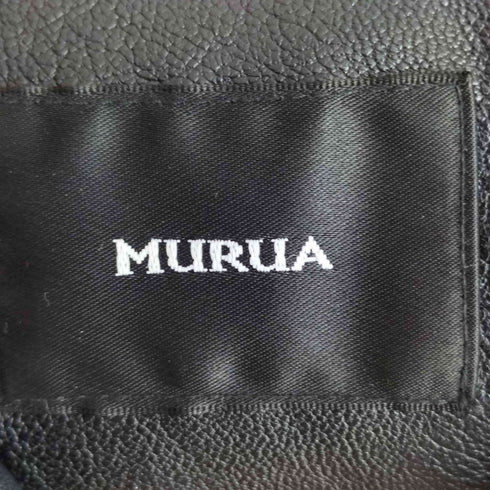 ムルーア MURUA フロントジップ ダブルライダースジャケット メンズ FREE