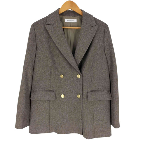 ナチュラルビューティーベーシック NATURAL BEAUTY BASIC ダブルブレストボクシージャケット レディース JPN:M