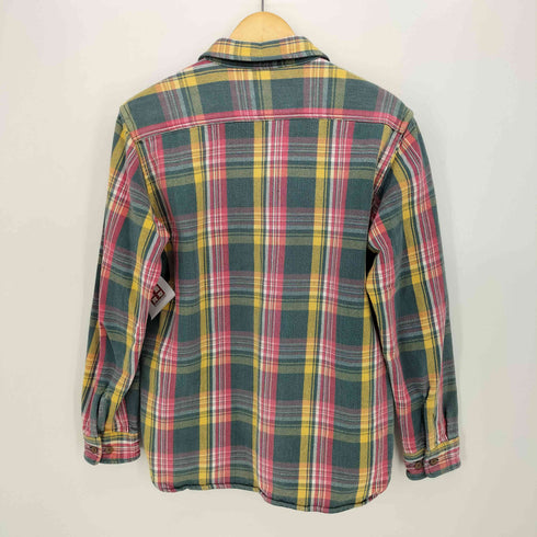 アヴィレックス AVIREX マドラスチェック コットン フランネル L/S シャツ メンズ import:M