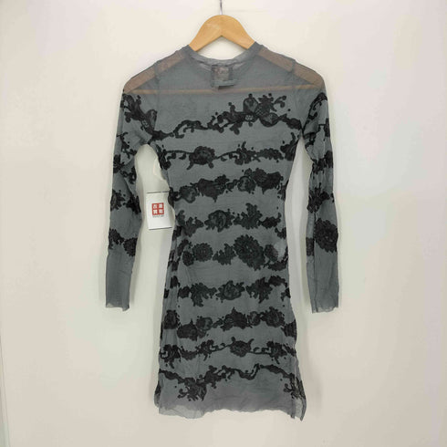 ジページェバイジャンポールゴルチエ JPG by GAULTIER 90-00S 総柄 パワーネット チュニック レディース FR:40