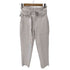 バナナリパブリック BANANA REPUBLIC 24AW BR ベルト付き レーヨン ビスコース ベイカー ステッチ テーパード パンツ レディース 2