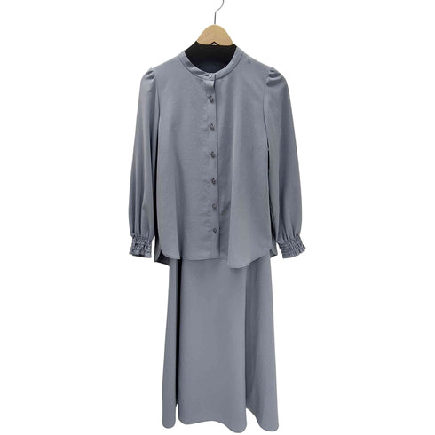 ブルーレーベルクレストブリッジ BLUE LABEL CRESTBRIDGE マルチ プルデシン ブラウス セットアップ ワンピース レディース EUR:38
