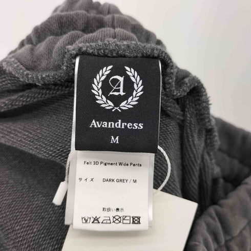 AVANDRESS Felt 3D Pigment Wide Pants メンズ import:M