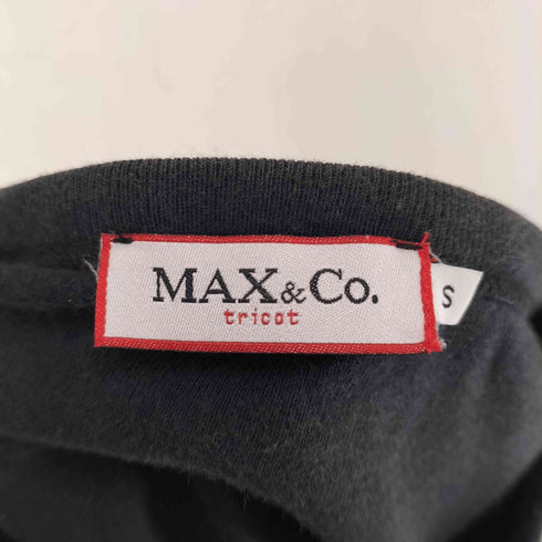 マックスアンドコー MAX&CO. ロゴラインストーンカットソー Y2K レディース S