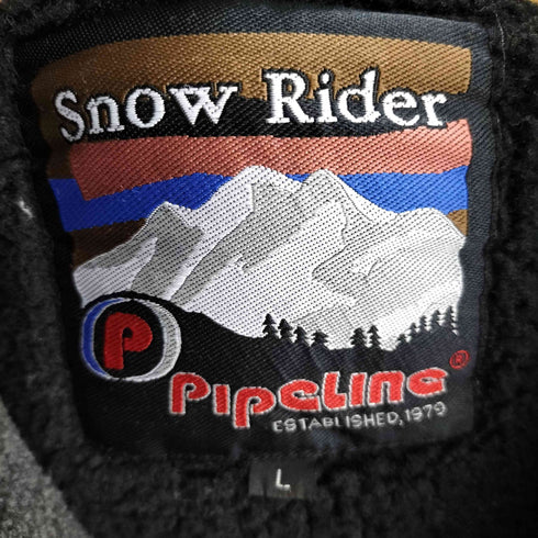 PIPELINE 裏ボア フーデッド フリースジャケット メンズ import:L