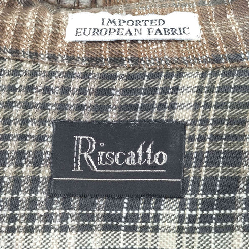 riscatto 香港製 ジャガードチェックシャツ メンズ JPN:XL