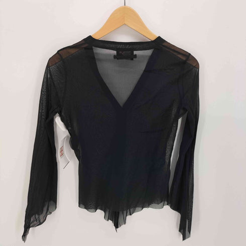 ジページェバイジャンポールゴルチエ JPG by GAULTIER 袖口デザイン パワーネット カーディガン レディース