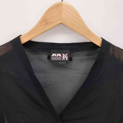 ジページェバイジャンポールゴルチエ JPG by GAULTIER 袖口デザイン パワーネット カーディガン レディース