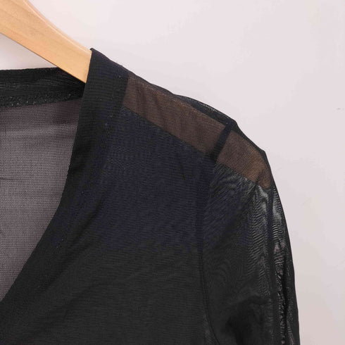 ジページェバイジャンポールゴルチエ JPG by GAULTIER 袖口デザイン パワーネット カーディガン レディース