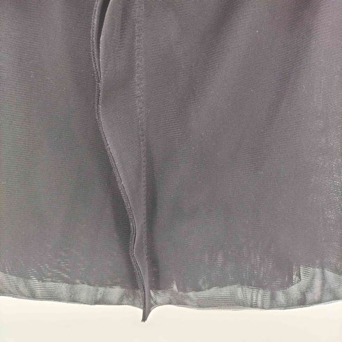 イッセイミヤケ ISSEY MIYAKE 00SS 銀タグ 変形デザイン ノースリーブ シースルーカットソー レディース JPN:2