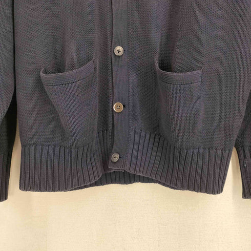 ポロバイラルフローレン Polo by RALPH LAUREN 90S コットン100 ポニー刺繍 ニットカーディガン メンズ LL