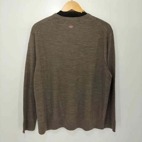 ユニクロ UNIQLO メリノクルーネックセーター ブラウン XXLサイズ レディース JPN:XXL