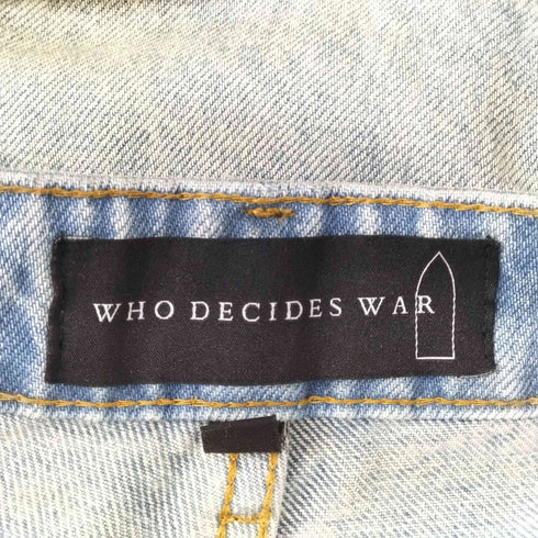 who decides war ギャザーディティールワイドレッグジーンズ import メンズ 32