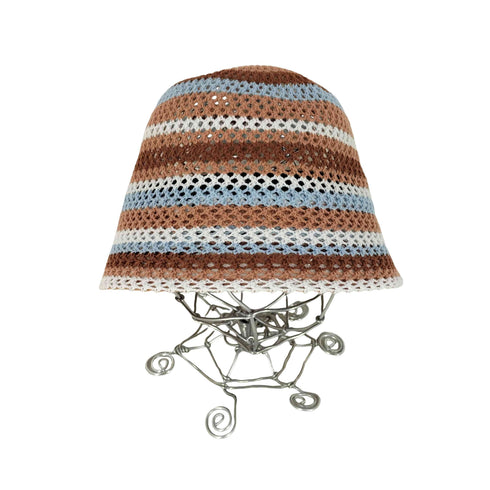 アトモスピンク ATMOS PINK 24SS Border Crochet Bucket Hat レディース FREE