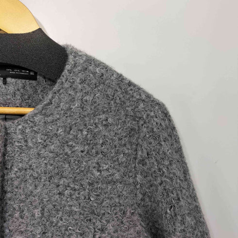 ザラ ZARA ブークレショートジャケット クロップド レディース import:L