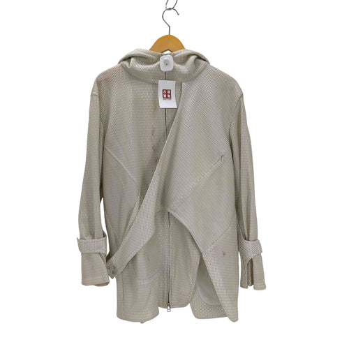 ハトラ hatra 20SS Equilibre Parka 8R アシンメトリーデザイン ハイネック ジップアップ パーカー メンズ JPN:2