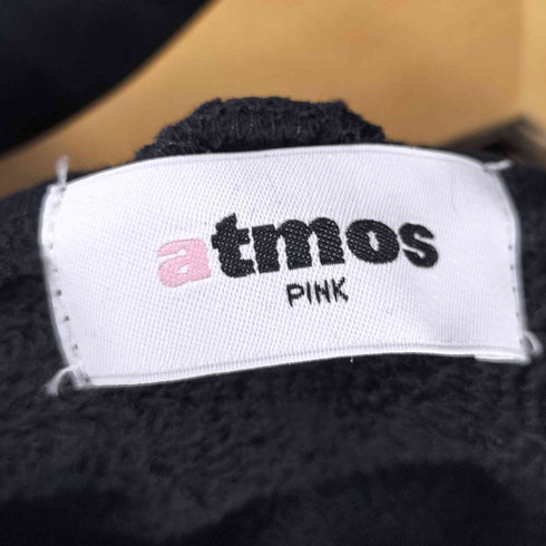 アトモスピンク ATMOS PINK 24AW Flocky Print Hoodie レディース FREE