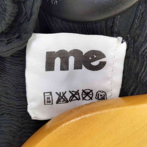 ミーイッセイミヤケ me ISSEY MIYAKE 06AW 縮絨 ノースリーブ ティアード ワンピース レディース FREE