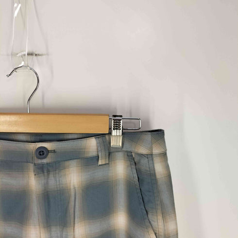 アトモスピンク ATMOS PINK 25SS Ombre Check Double Knee Half Pants BLUE レディース JPN:M