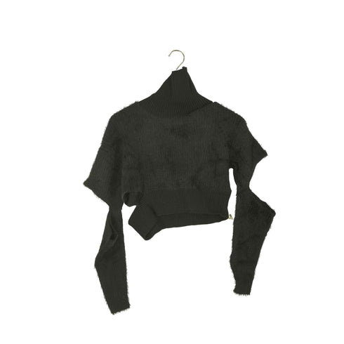 アナスイ ANNA SUI フェザースラッシュタートルネックニットトップス レディース FREE
