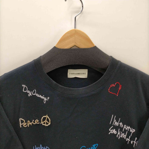 FORSOMEONE SCRIBBLE TEE スクリブル Tシャツ メンズ JPN:46
