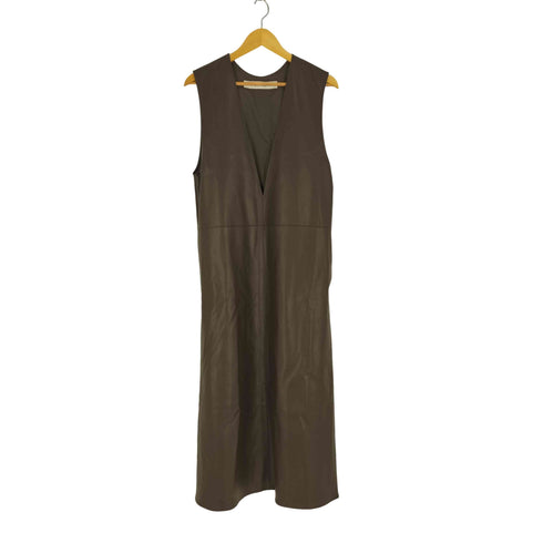 プロボーク provoke FAKELEATHER MAXI DRESS レディース FREE