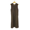 プロボーク provoke FAKELEATHER MAXI DRESS レディース FREE