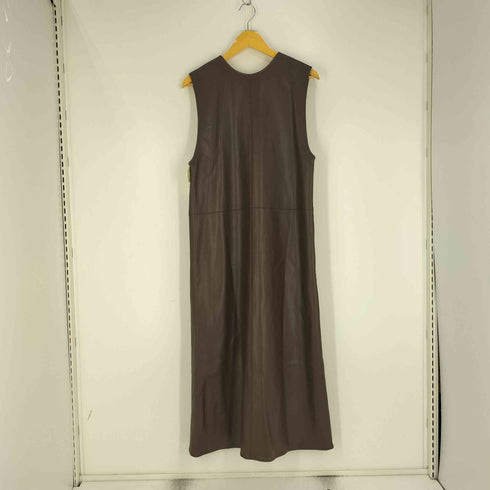 プロボーク provoke FAKELEATHER MAXI DRESS レディース FREE