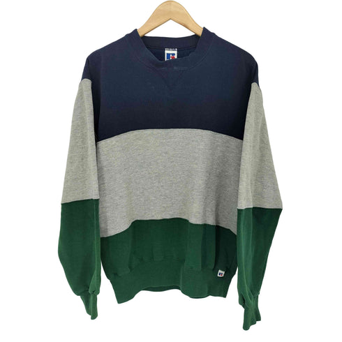 ラッセルアスレチック RUSSELL ATHLETIC USA製 配色切替 前Vスウェット メンズ import:M