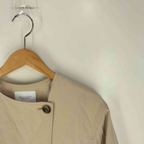 ビューティーアンドユースユナイテッドアローズ BEAUTY & YOUTH UNITED ARROWS BY ツイルノーカラーベルトコート レディース JPN:S