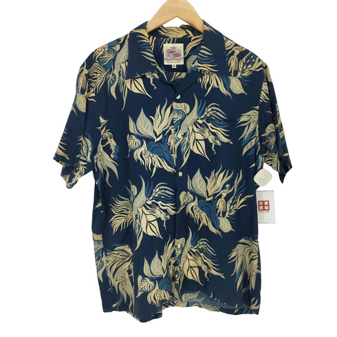 サンサーフ SUN SURF Duke Kahanamoku INDIGO SACRED GARDEN コットンレーヨン メンズ JPN:M