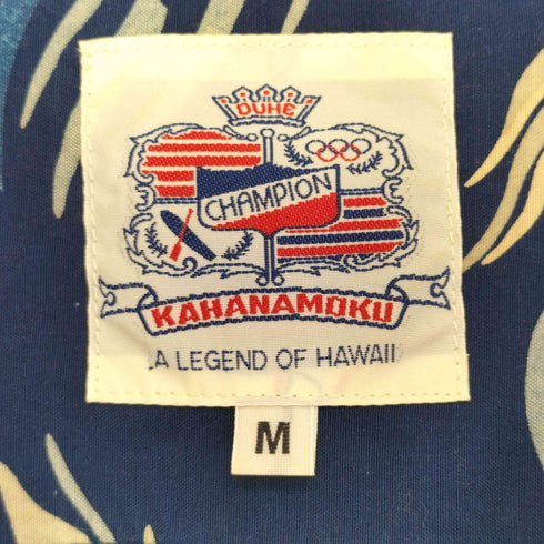 サンサーフ SUN SURF Duke Kahanamoku INDIGO SACRED GARDEN コットンレーヨン メンズ JPN:M