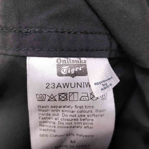オニツカタイガー ONITSUKA TIGER 23AW バンドカラー L/S ブラウス レディース JPN:M