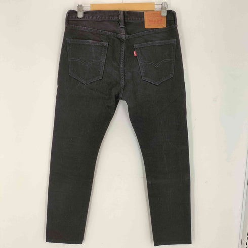リーバイス Levis 501 ストレッチスキニーブラックデニムパンツ メンズ W34L32