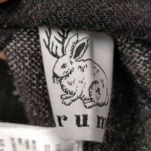 23AW rurumu tattoo motif highneck タトゥー モチーフ ハイネック ニット セーター メンズ JPN:L
