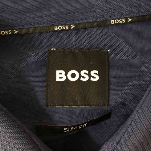 ヒューゴボス HUGO BOSS SLIM FIT 半袖 シャツ メンズ import:M