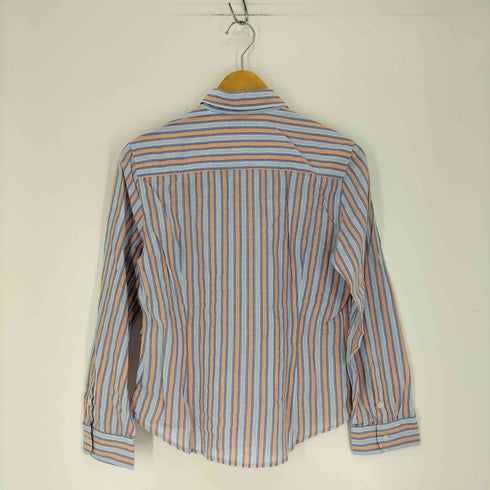 ポロジーンズカンパニーラルフローレン POLO JEANS COMPANY RALPH LAUREN ポニー無 ストライプ柄 L/S シャツ レディース import:L
