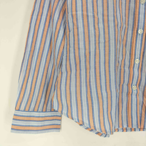 ポロジーンズカンパニーラルフローレン POLO JEANS COMPANY RALPH LAUREN ポニー無 ストライプ柄 L/S シャツ レディース import:L