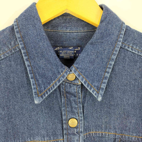 エディーバウアー Eddie Bauer ポケット付き デニムシャツ レディース JPN:XL