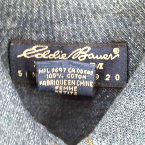 エディーバウアー Eddie Bauer ポケット付き デニムシャツ レディース JPN:XL