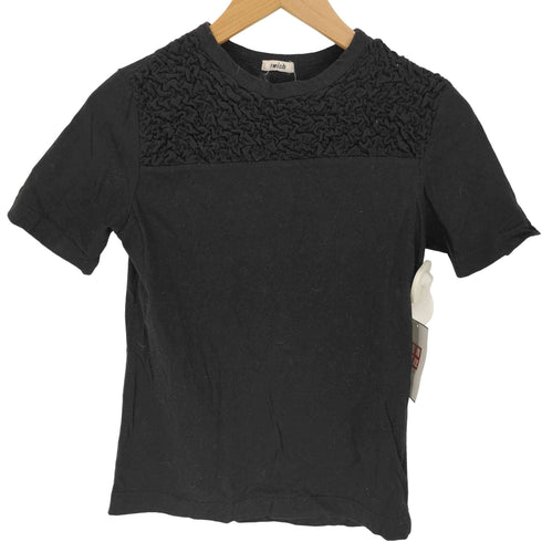 アイウィッシュワイズビス iwish Ys bis シャーリングクルーネック S/S カットソー レディース