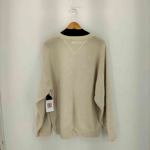 エディーバウアー Eddie Bauer 80s 黒タグ クルーネック コットンニット メンズ JPN:L