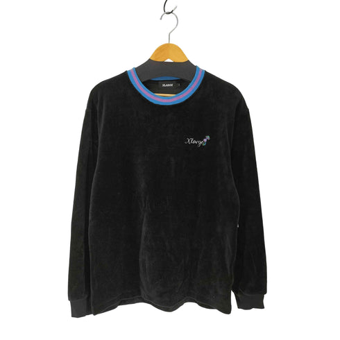 エクストララージ XLARGE VELOUR L/S TEE ベロア 長袖 Tシャツ メンズ import:L