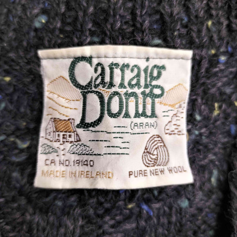 キャレイグドン Carraig Donn ケーブルニットベスト レディース import:S