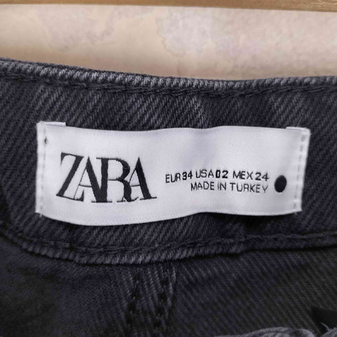 ザラ ZARA 1タック ハイウエストバギーパンツ レディース 34