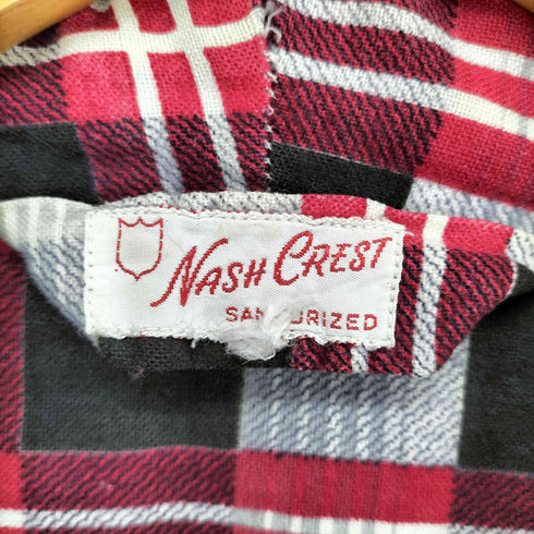 NASH CREST プリントネル ガウンコート メンズ