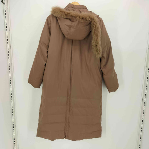 CHUMANDOR フォックスファー ダウンコート レディース